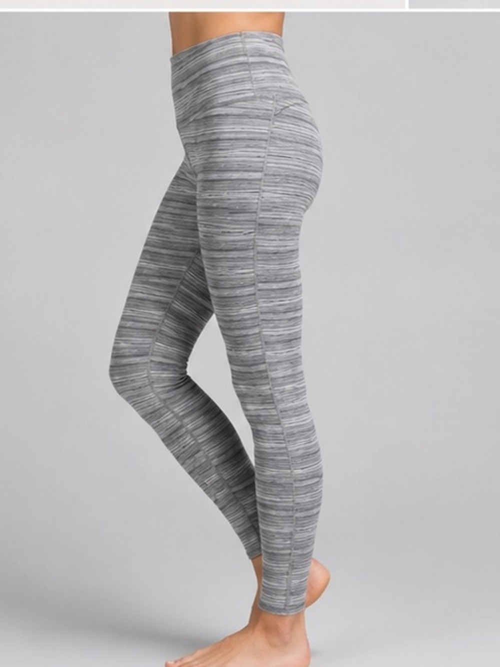 Lululemon Space Dye High Rise Leggings Gray Yoga Pants